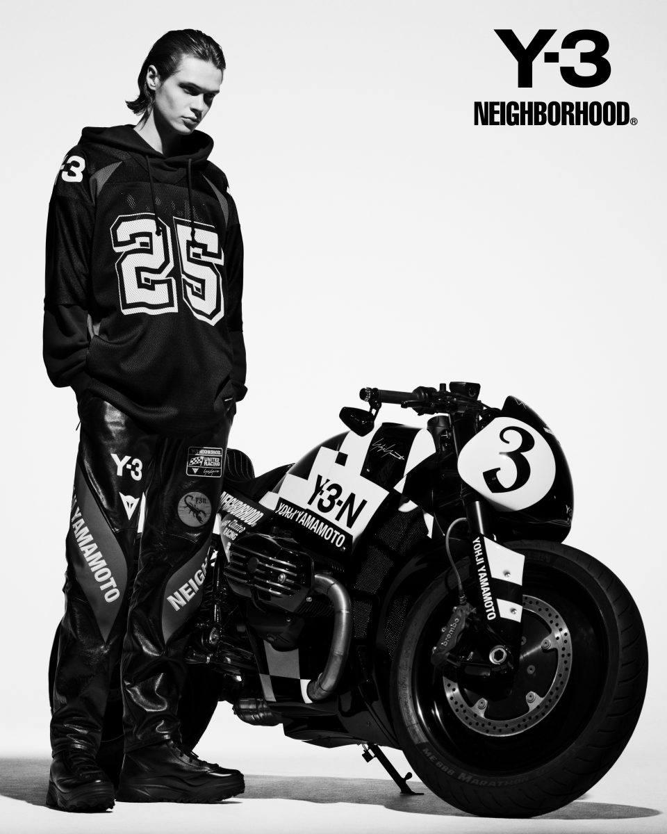 Y-3 и японский NEIGHBORHOOD объединились ради коллаба, вдохновлённого мотоспортом и рыцарской бро…