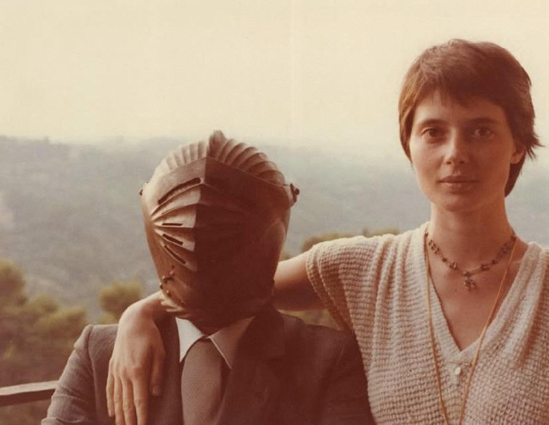 Мартин Скорсезе и Изабелла Росселлини в замке Одескальки в Браччано, Италия, на их свадьбу, 1979 год